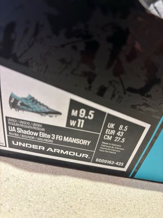 Botas Fútbol Under Armour MANSORY SIN USAR