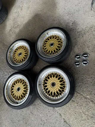 4 Llantas BBS Doradas 4x108