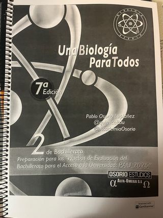 Una biología para todos Edición 2025