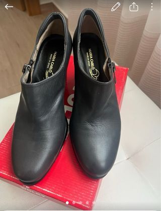Botines MARIA CARLO Negros Piel Made in Spain