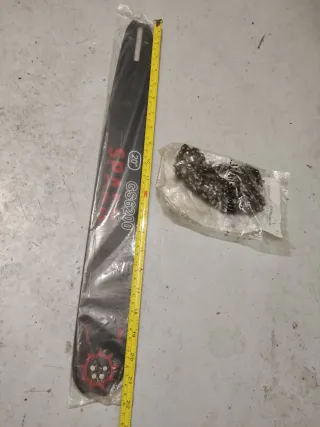 Espada espadín y Cadena motosierra nuevo