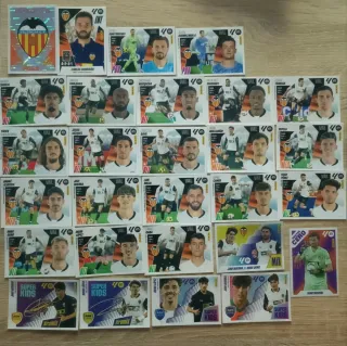 Lote cromos Valencia CF Liga Este 25/26 (leer)