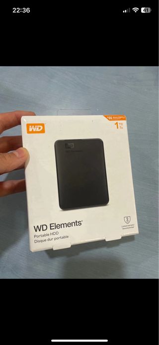 Disco Duro WD Elements 1TB Portátil