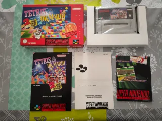 Tetris & Dr. Mario snes PAL ESP