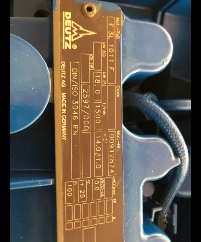 Grupo Electrógeno Diesel DEUTZ 18kW 1.500rpm