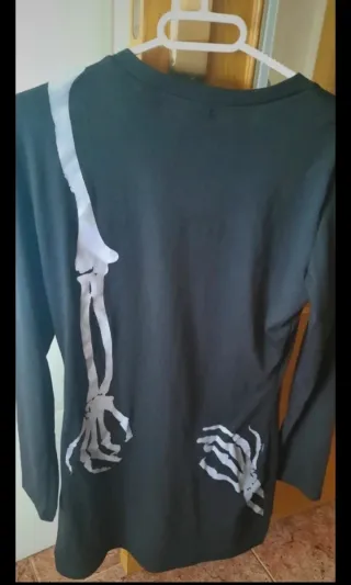 Vestido Halloween Esqueleto