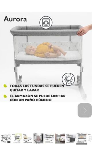 Cuna colecho + Colchón 