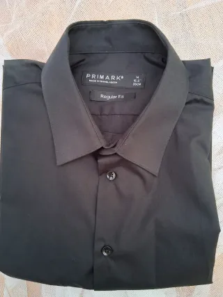 Camisa Negra Primark Regular Fit Talla M