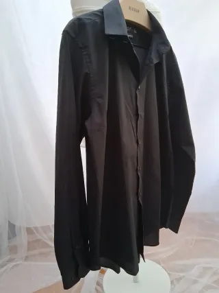 Camisa Negra Primark Regular Fit Talla M
