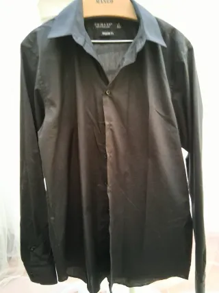 Camisa Negra Primark Regular Fit Talla M