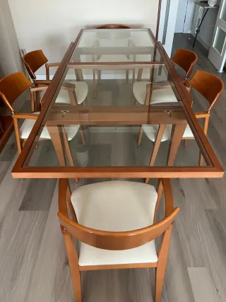 Mesa de comedor con 6 sillas