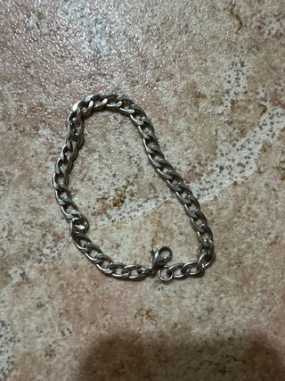 Pulsera de plata estilo cubano
