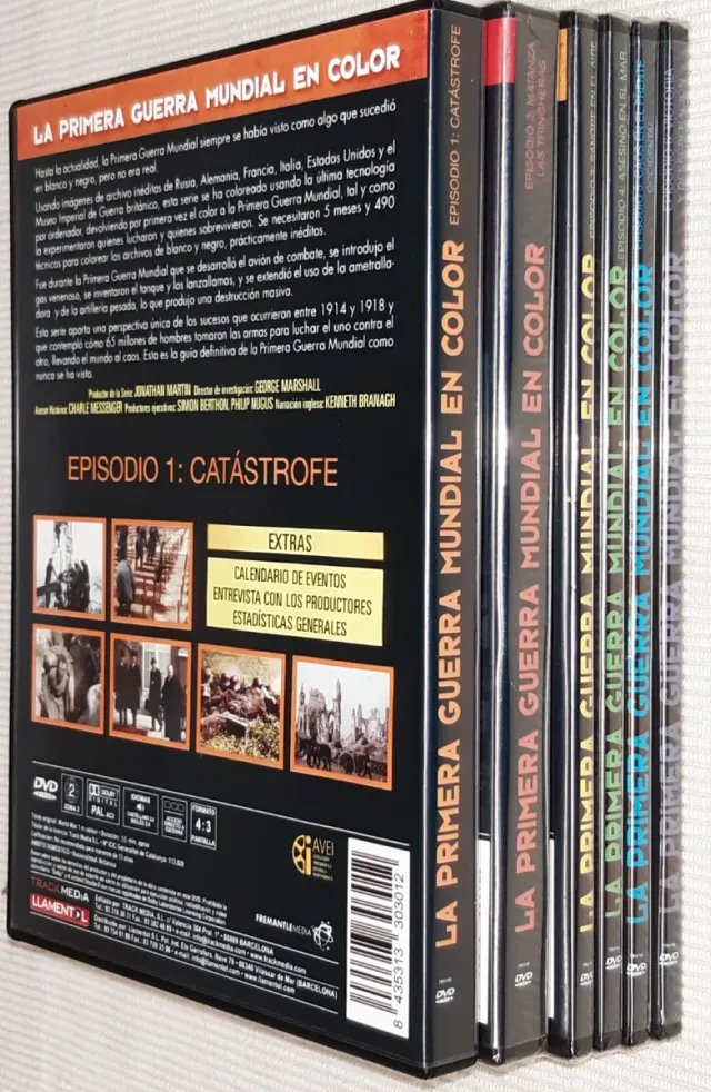 DVD LA PRIMERA GUERRA MUNDIAL EN COLOR