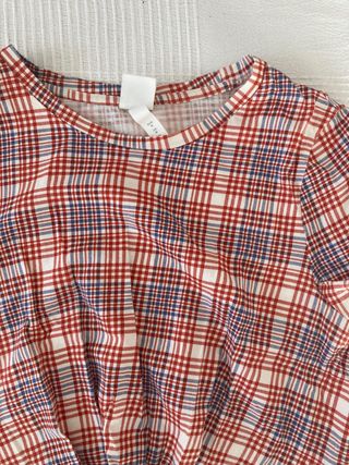 Camiseta H&M cuadros M
