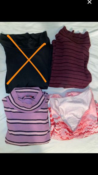 Lote de 3 camisetas manga larga