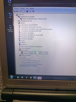 Sony Vaio pcg-4n2m Portátil Negro
