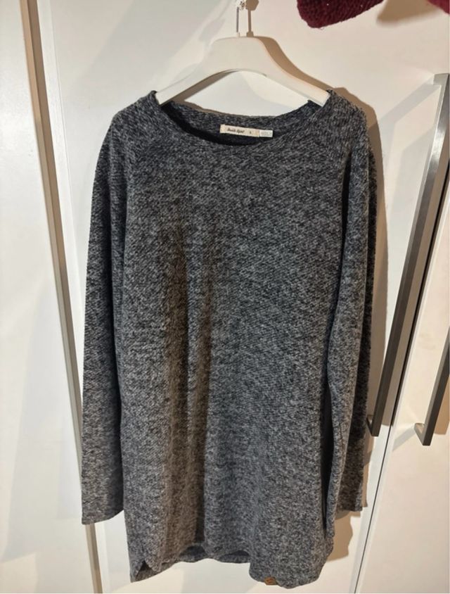 Vestido gris Double Agent talla S