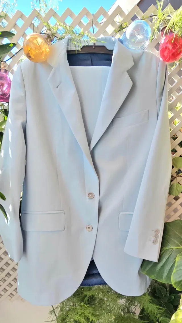 Traje Bespoke Azul