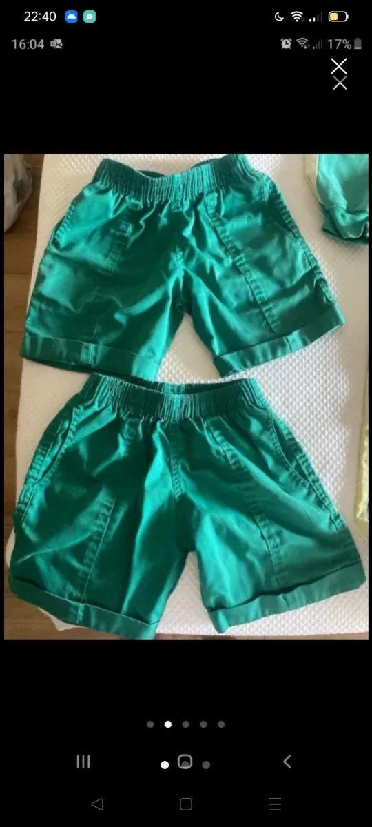 2 conjuntos chándal y 2 shorts verdes Irlandesas