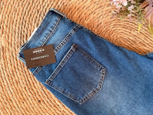 Vaqueros Anchos Azules