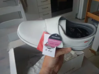 Botas Seguridad DIAN Talla 38 Blancas