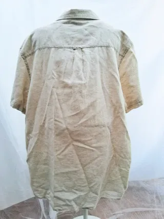 Camisa básica Lino y Algodón Talla XL