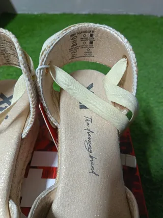 XTI Zapatos Valenciana Dorado Talla 39