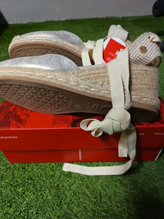 XTI Zapatos Valenciana Dorado Talla 39