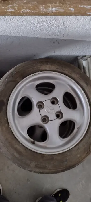 4 Llantas  14" Mazda Mx5 NB con gomas