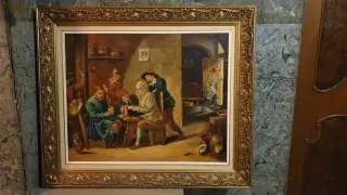 Óleo sobre lienzo enmarcado en madera