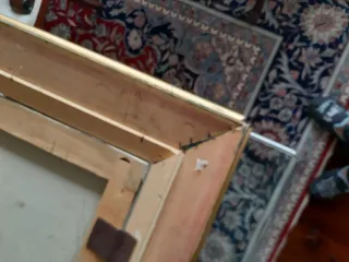 Óleo sobre lienzo enmarcado en madera