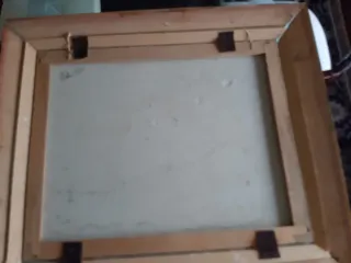 Óleo sobre lienzo enmarcado en madera