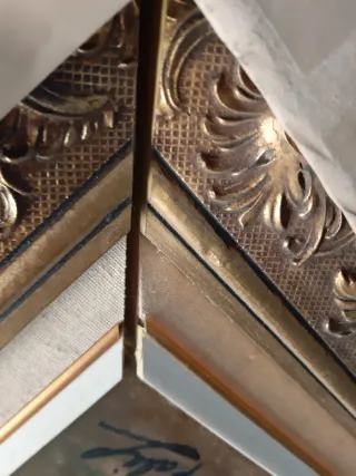 Óleo sobre lienzo enmarcado en madera