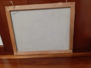 Óleo sobre lienzo enmarcado en madera