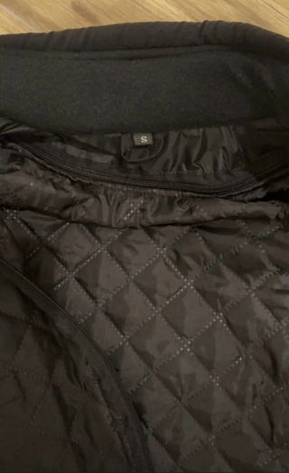 Chaqueta de moto negra
