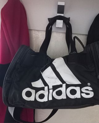 Borsone Adidas nero e bianco