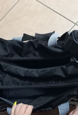 Borsone Adidas nero e bianco