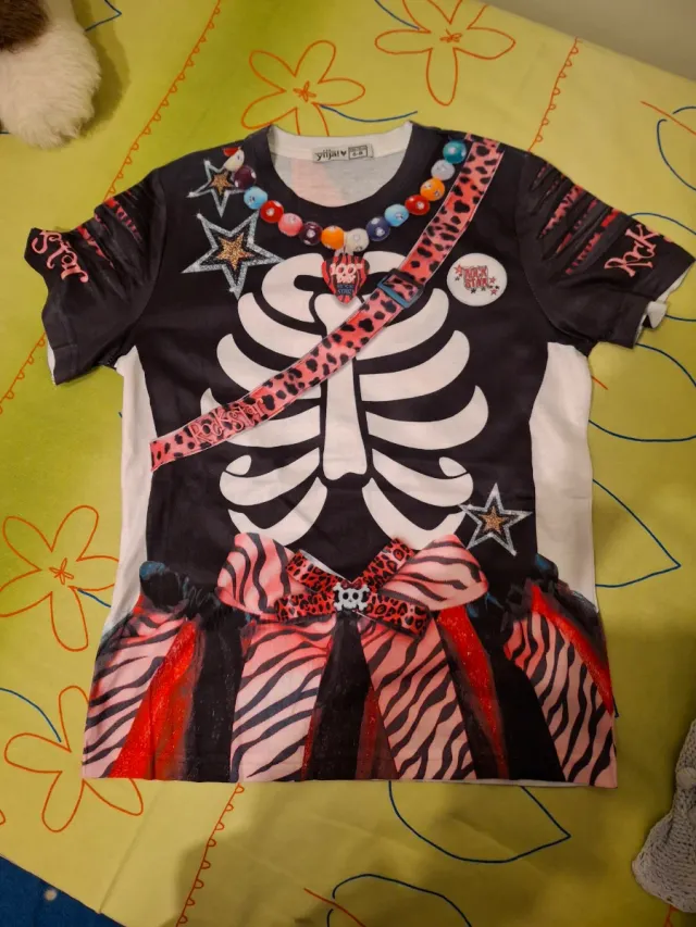 Camiseta Halloween Esqueleto