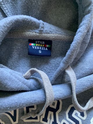 Sudadera Universitaria Venezia Gris