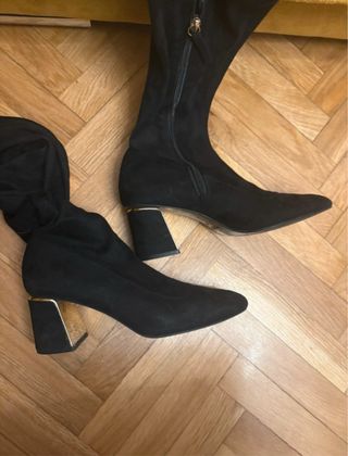 Botas altas Zara negras