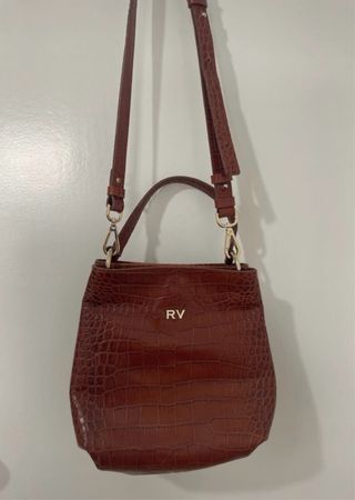 Bolso Piel Roberto Verino Marrón