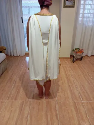 Disfraz Diosa Blanca y Dorada 