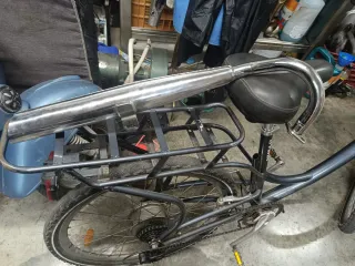 Escape de moto cromado vespino  sc