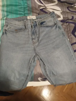 Vaqueros skinny Springfield azul. HOMBRE 