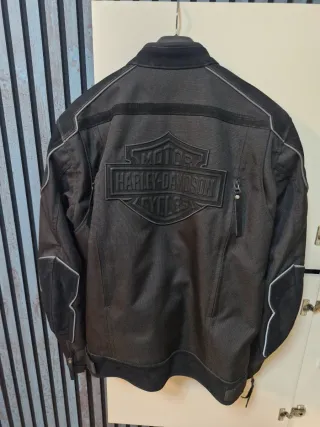 Chaqueta Moto Harley Davidson Negra Talla L