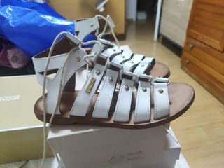 Sandalias Les Tropeziennes Piel Blancas