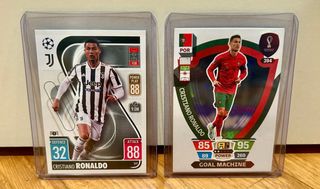 cromo graduado de Cristiano Ronaldo + 2 de regalo.
