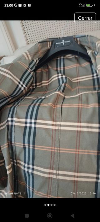  Gabardina Impermeable Nueva