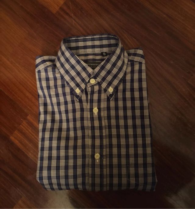 Camicia uomo Brooksfield quadri