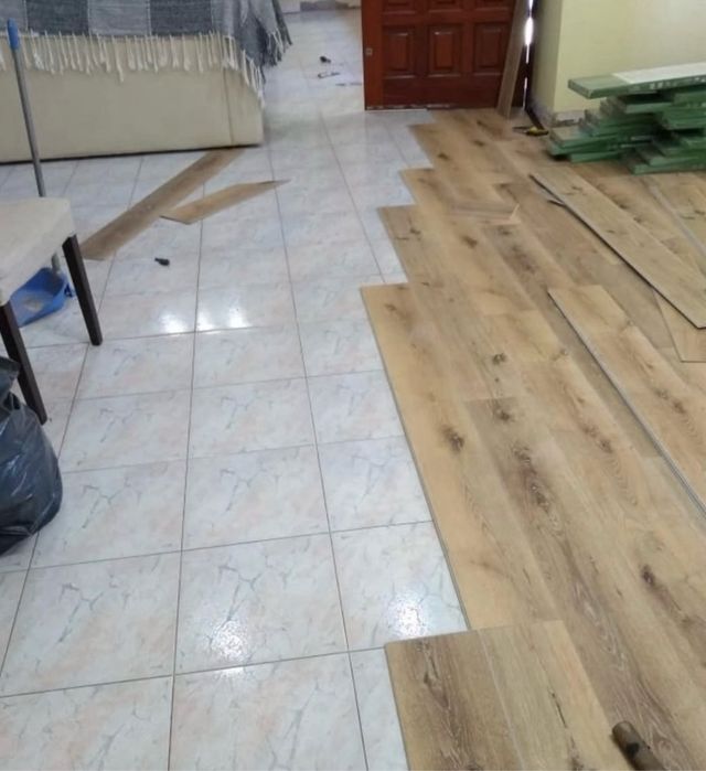 Suelo laminado de madera